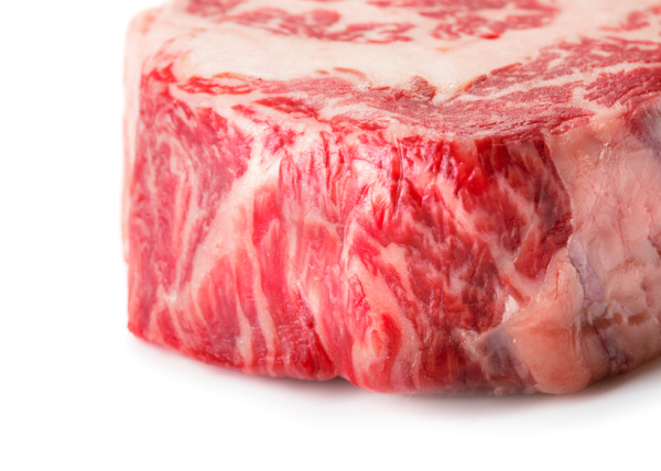 Entrecote / Rib Eye - Färse Rib Eye Steak geschnittenFärse