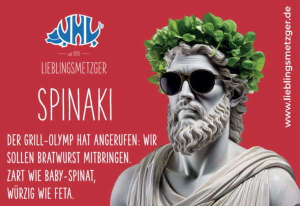 Spinaki-Bratwurst 2 x 130 g